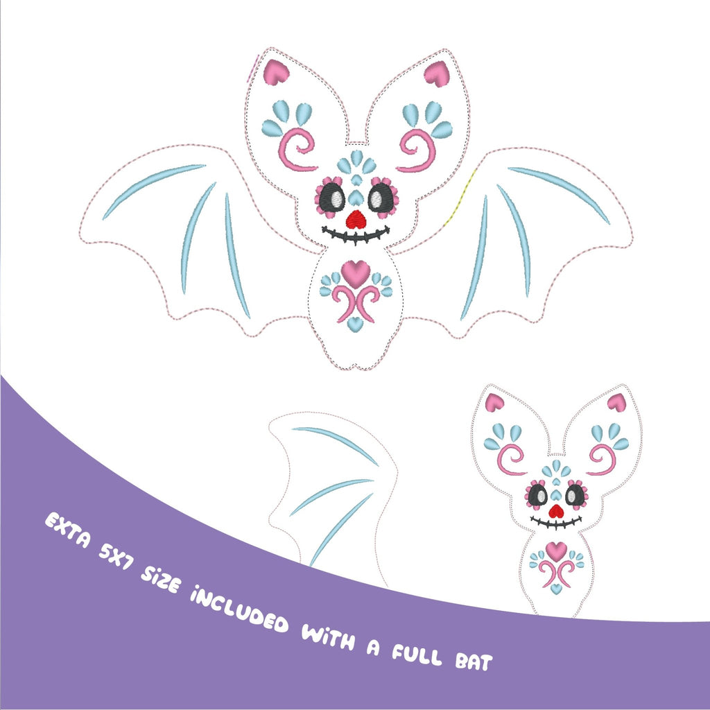 ITH Sugar Bat Charm Pattern - Dragons' Garden - Pattern 4x4