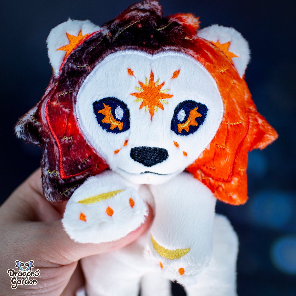 ITH Sun Lion Plushie Pattern - Dragons' Garden - Pattern 4x4