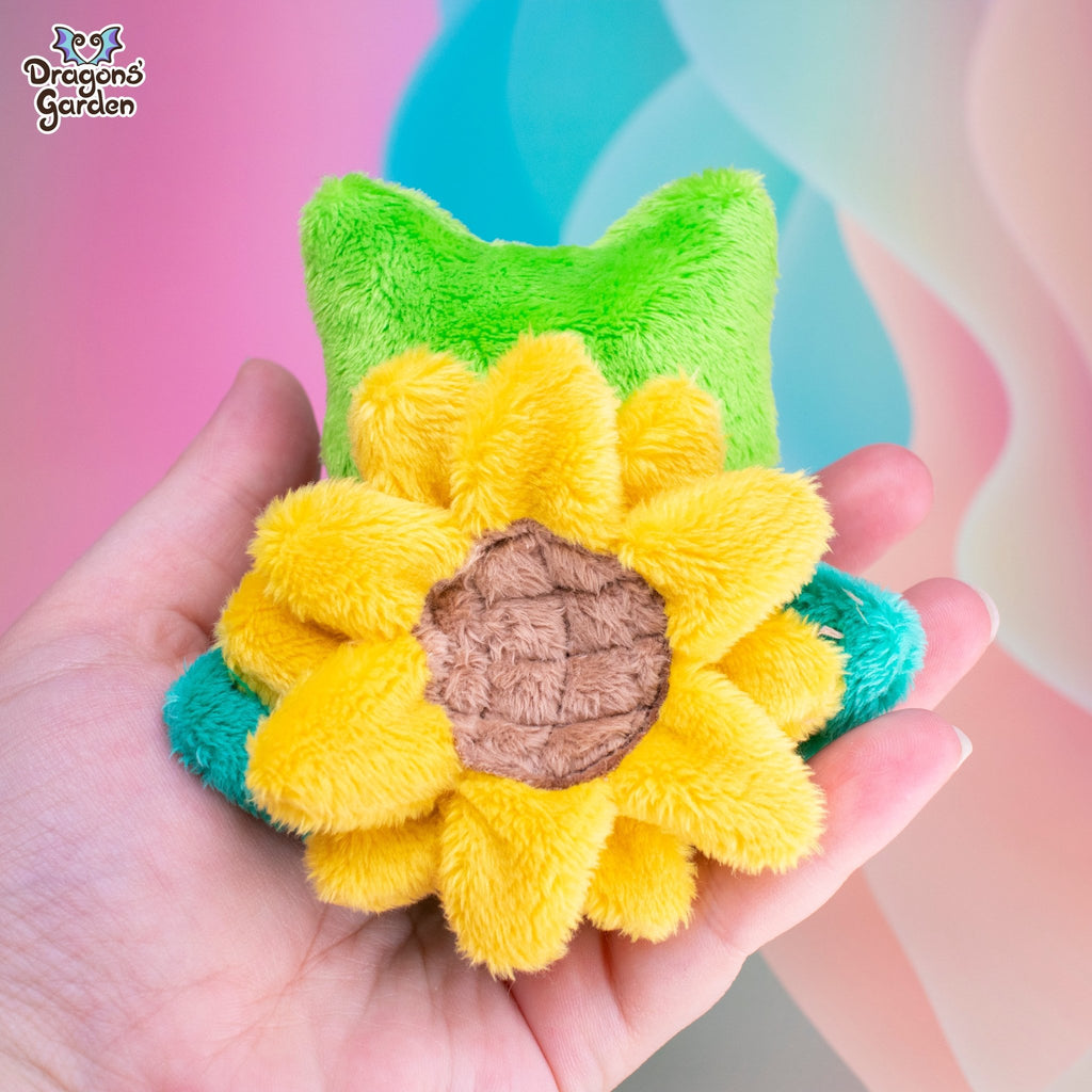 ITH Sunflower Bulbasaur Blob Plushie Pattern - Dragons' Garden - Pattern 4x4
