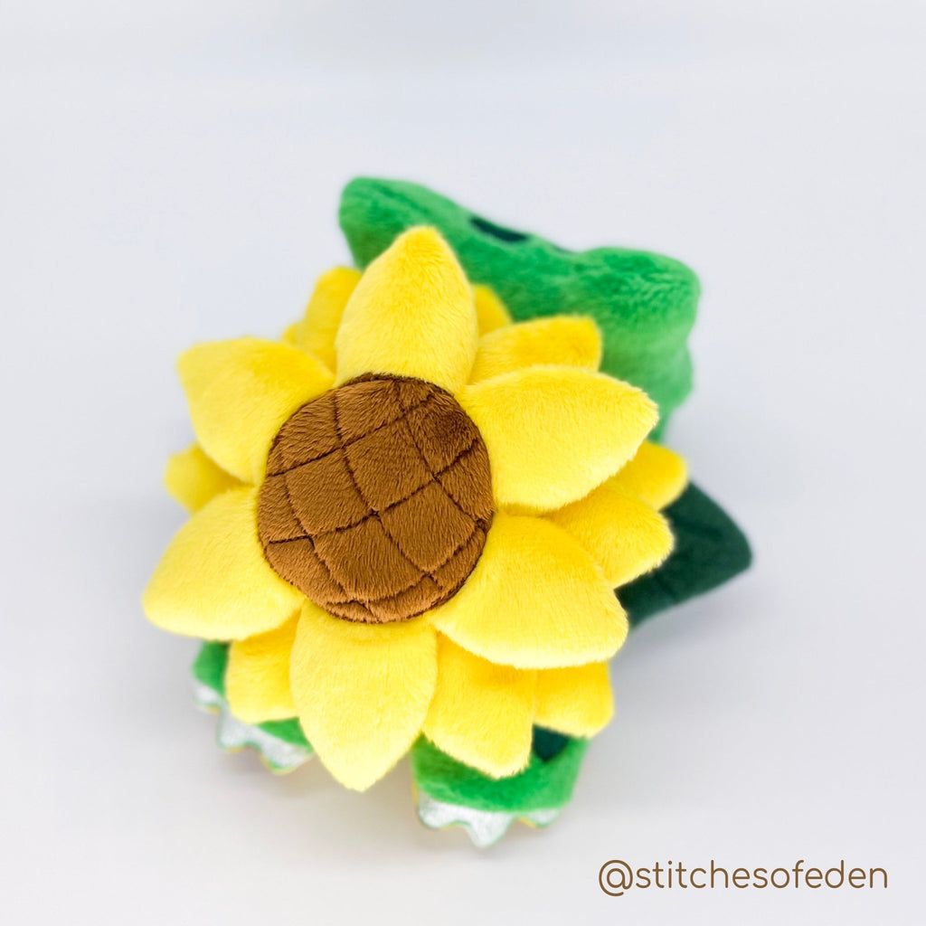 ITH Sunflower Plush Flower Pattern - Dragons' Garden - Pattern 4x4