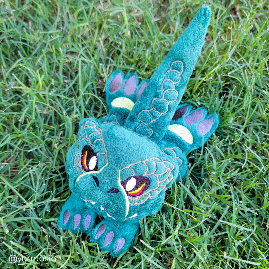 ITH T Rex Dinosaur Plush Embroidery Pattern - Dragons' Garden - Pattern 4x4