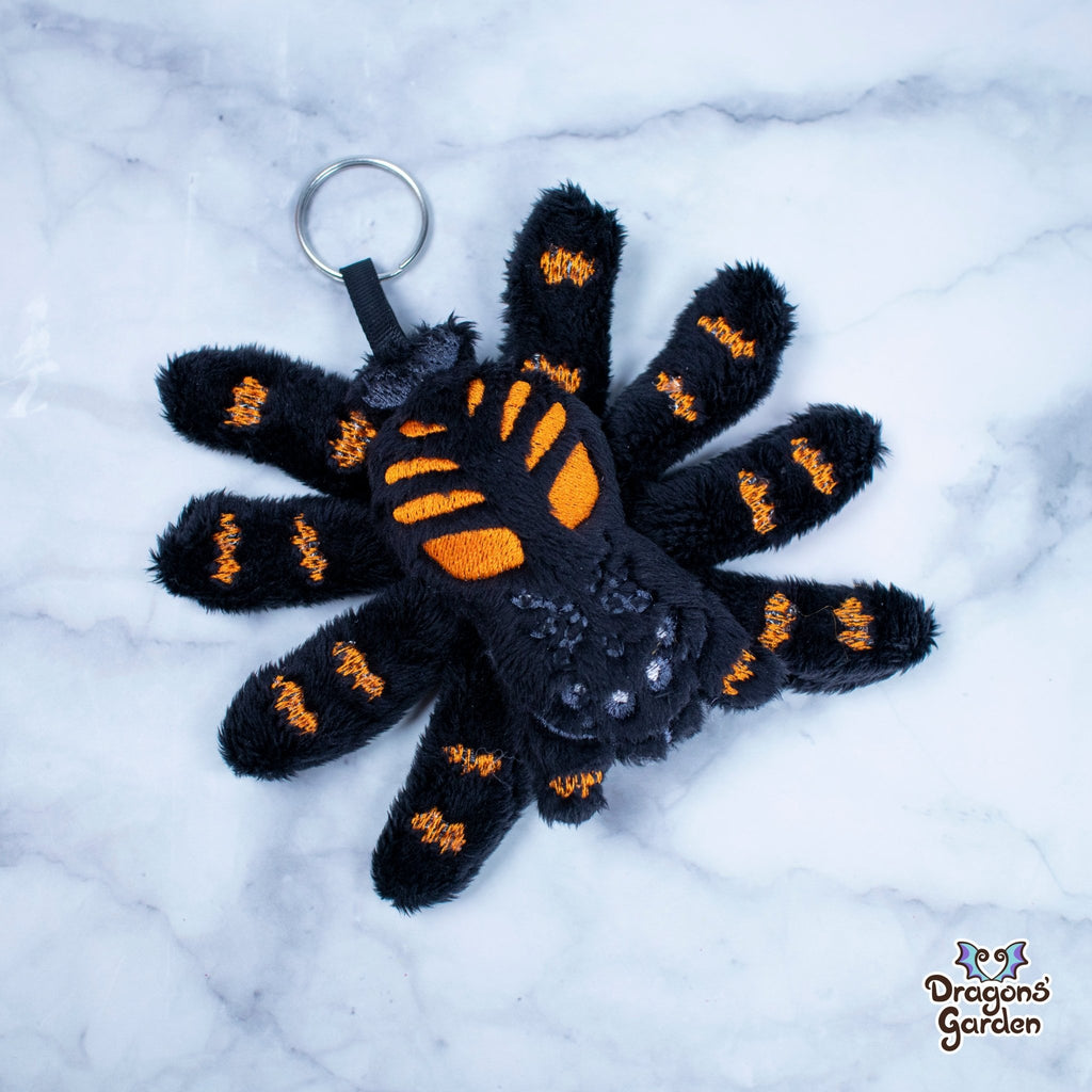 ITH Tarantula Spider Charm Plushie Pattern - Dragons' Garden - Pattern 4x4