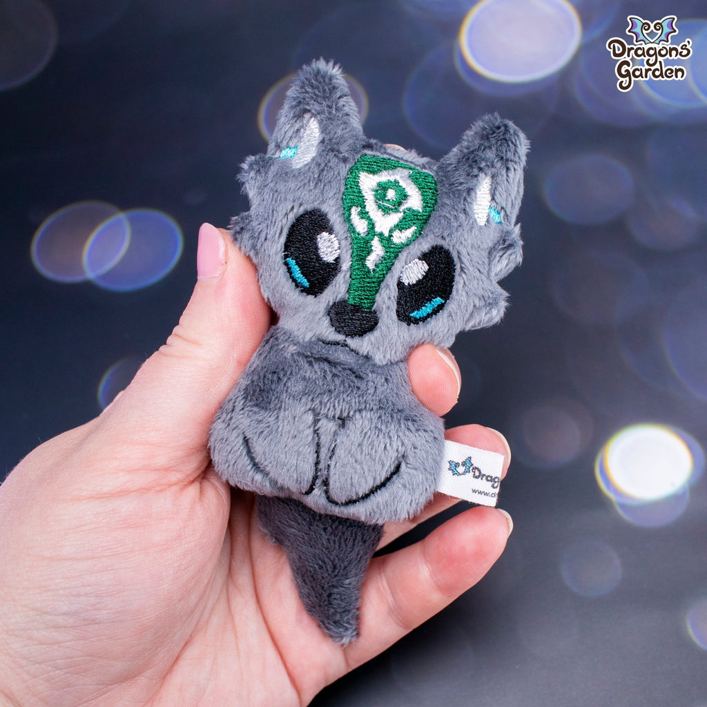 ITH Wolf Link Blob Plushie Pattern - Dragons' Garden - Pattern 4x4