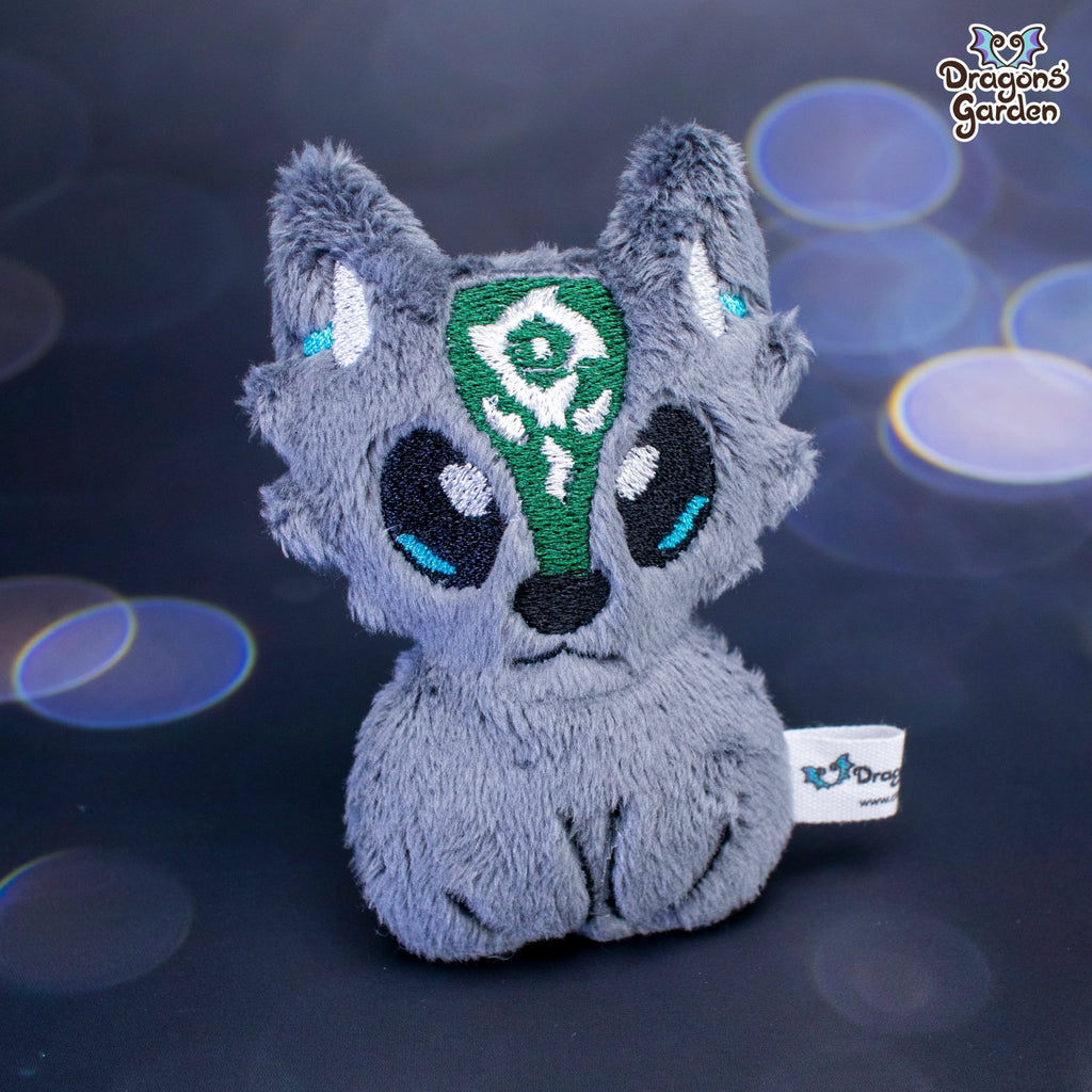 ITH Wolf Link Blob Plushie Pattern - Dragons' Garden - Pattern 4x4