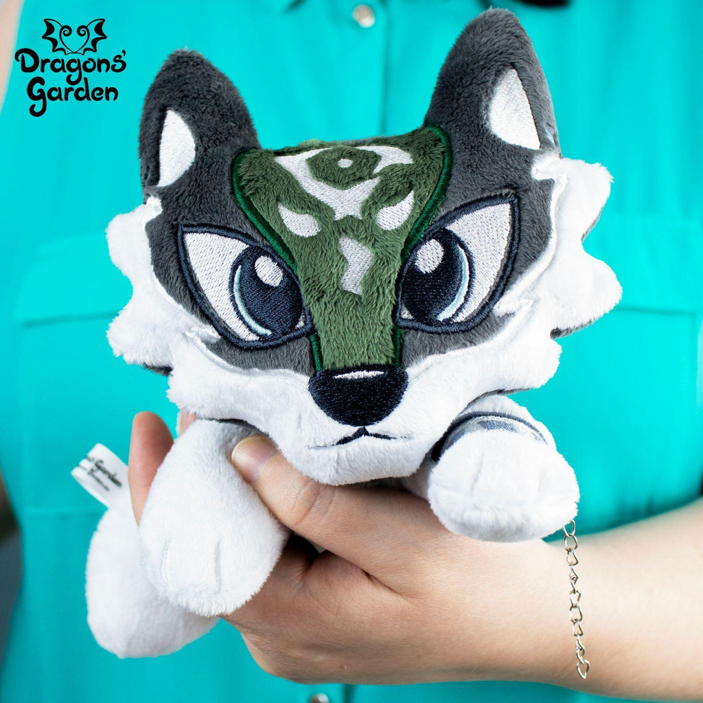 ITH Wolf Link Plush Embroidery Pattern - Dragons' Garden - Pattern 4x4