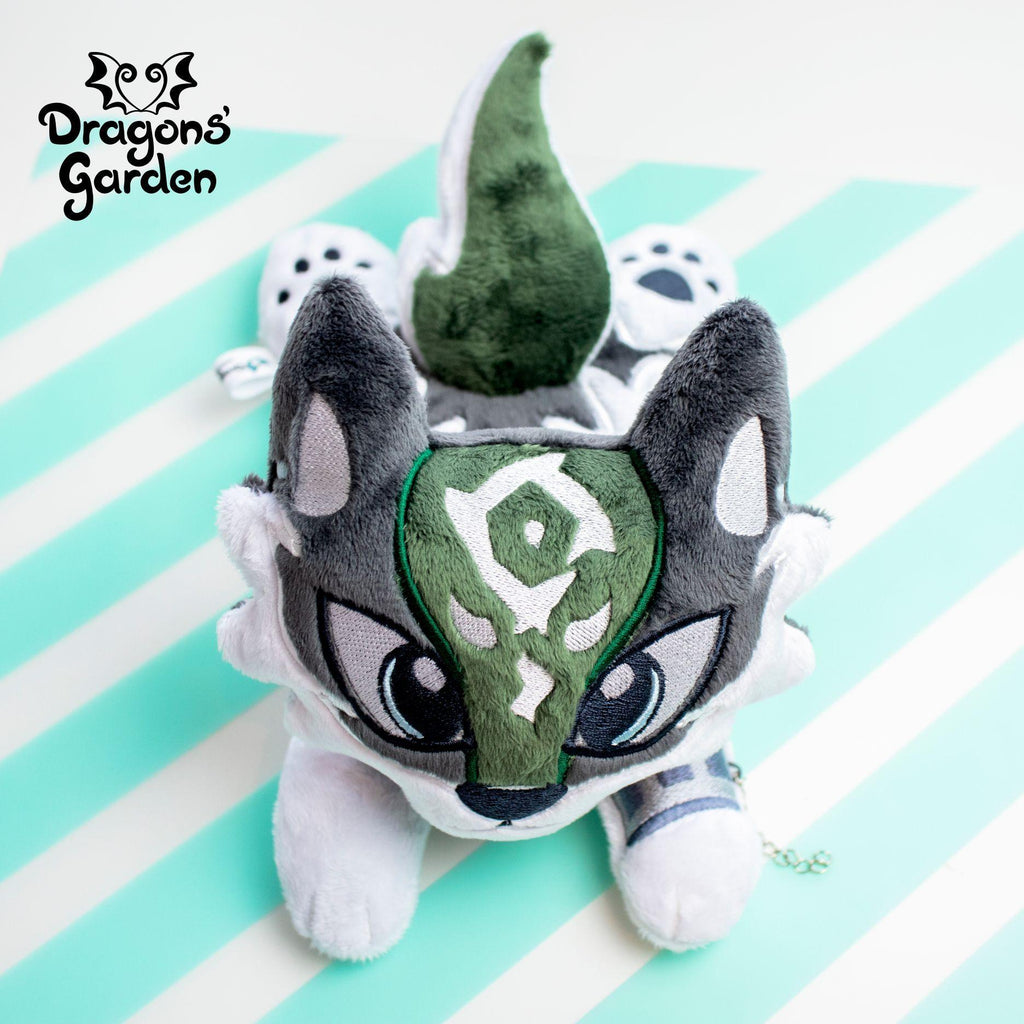 ITH Wolf Link Plush Embroidery Pattern - Dragons' Garden - Pattern 4x4