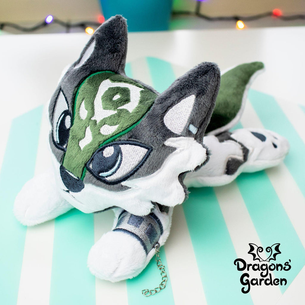 ITH Wolf Link Plush Embroidery Pattern - Dragons' Garden - Pattern 4x4
