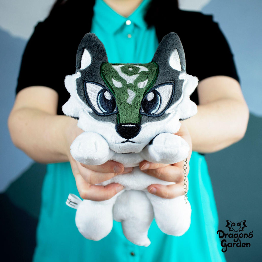 ITH Wolf Link Plush Embroidery Pattern - Dragons' Garden - Pattern 4x4