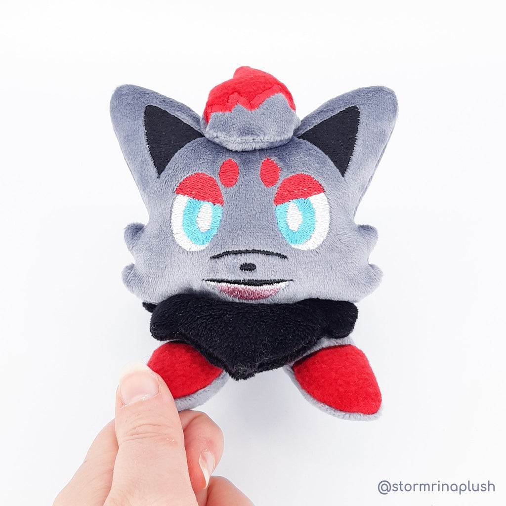 ITH Zorua Pokemon Plushie Pattern - Dragons' Garden - Pattern 4x4