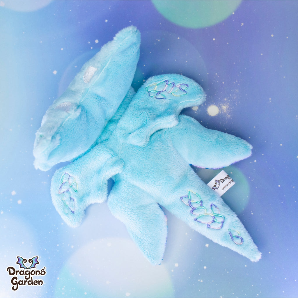 Limited Edition | Blue Mosaic Jumbo Dragon Plushie - Dragons' Garden - Plushie Dragons