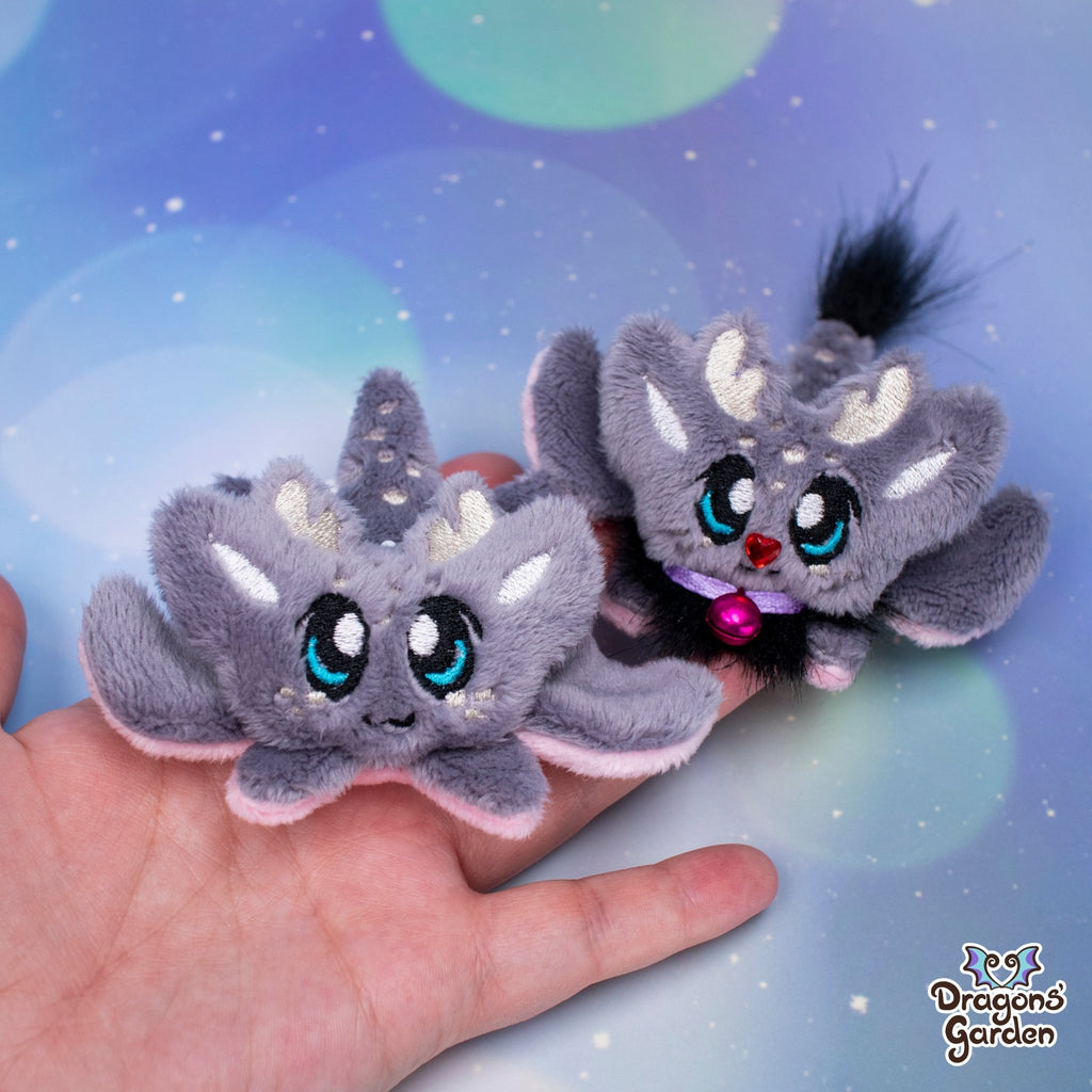Limited Edition | Fawn Micro Dragon Plushie - Dragons' Garden - Blue and Brown (Plain) - Plushie