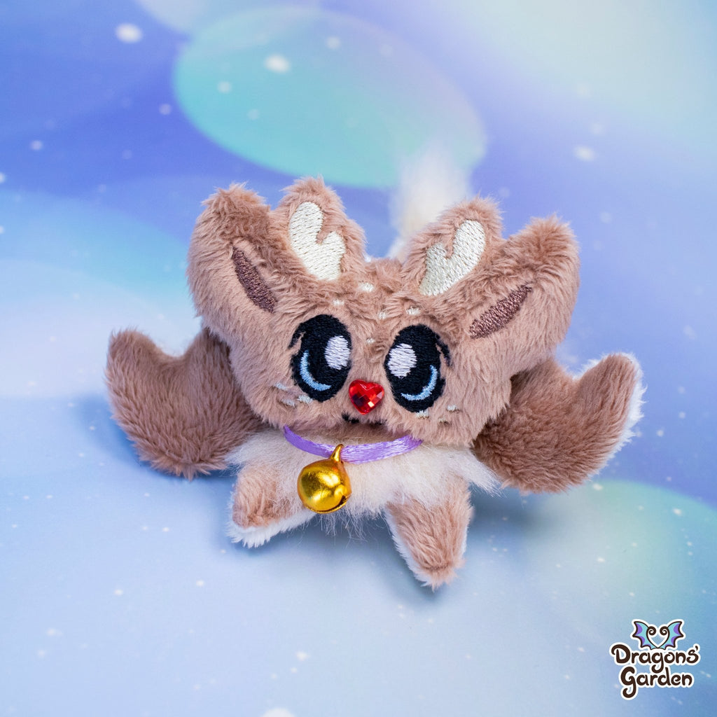 Limited Edition | Fawn Micro Dragon Plushie - Dragons' Garden - Brown and Beige (Fluffy) - Plushie