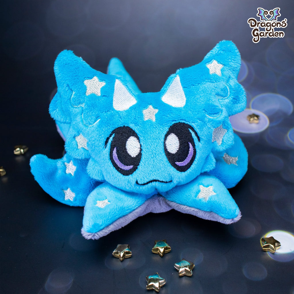 Limited Edition | Jumbo Starry Blue Dragon Plushie - Dragons' Garden - Plushie Dragons