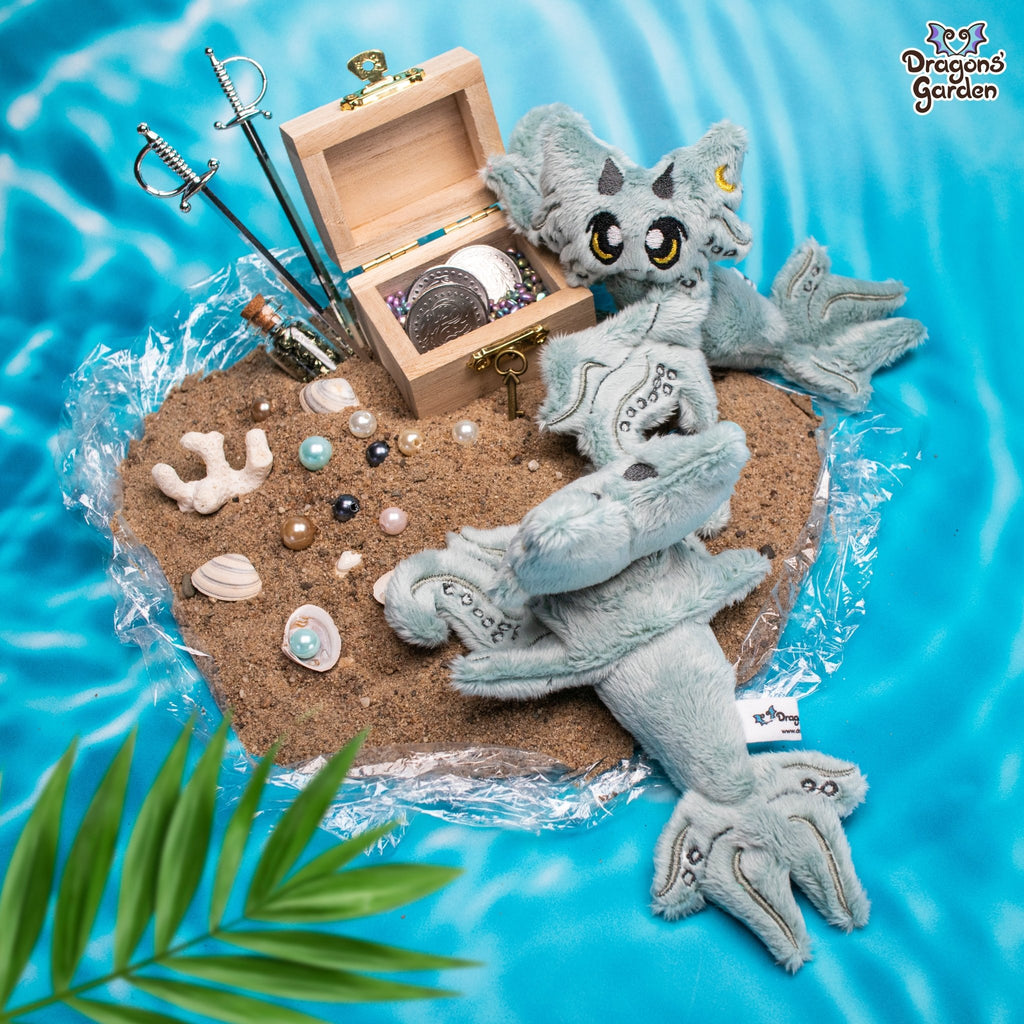 Limited Edition | Kraken Sea Monster Dave | Water Micro Dragon Plushies - Dragons' Garden - Dragons