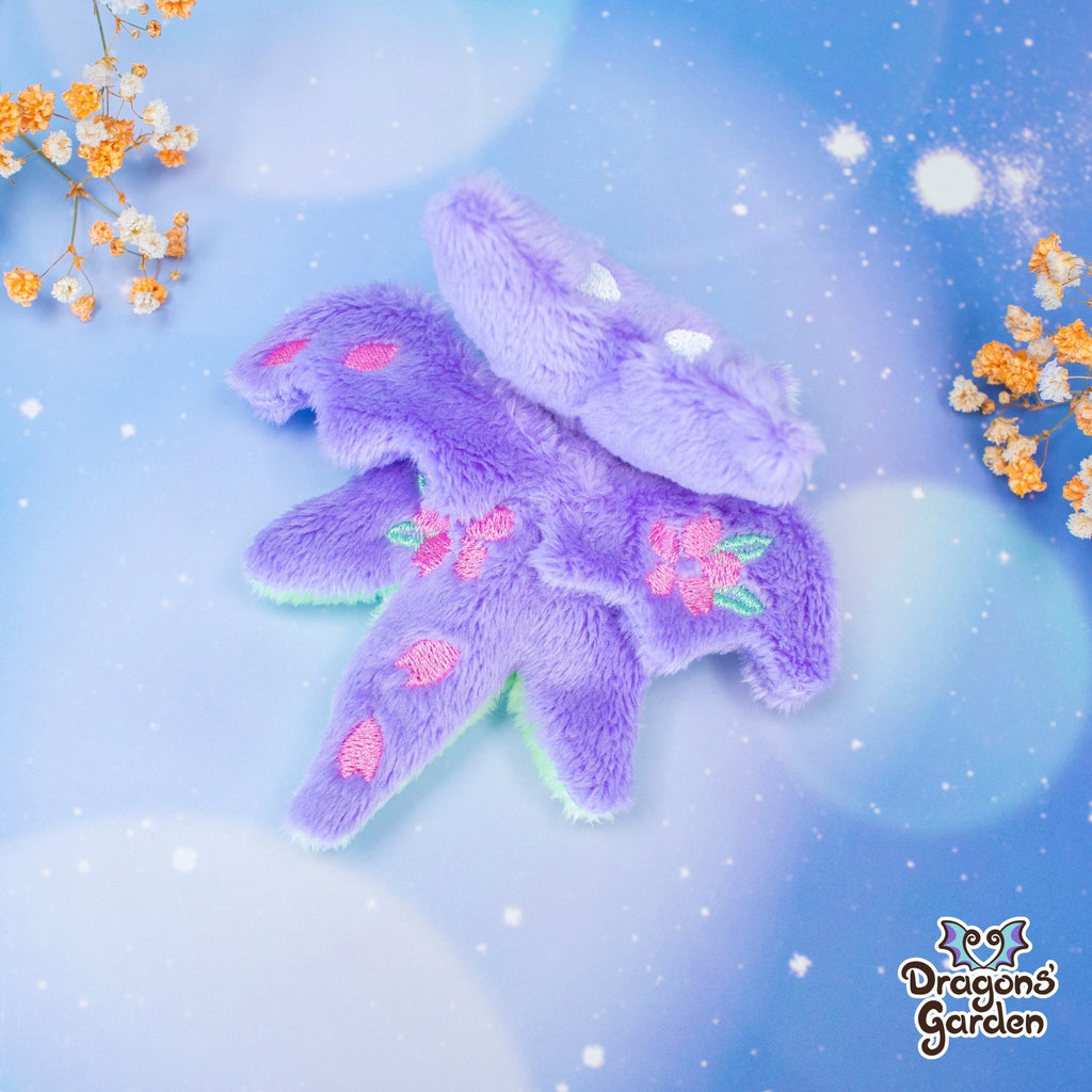 Limited Edition | MAGNETIC Lilac Sakura Micro Dragon Plushie - Dragons' Garden - Plushie