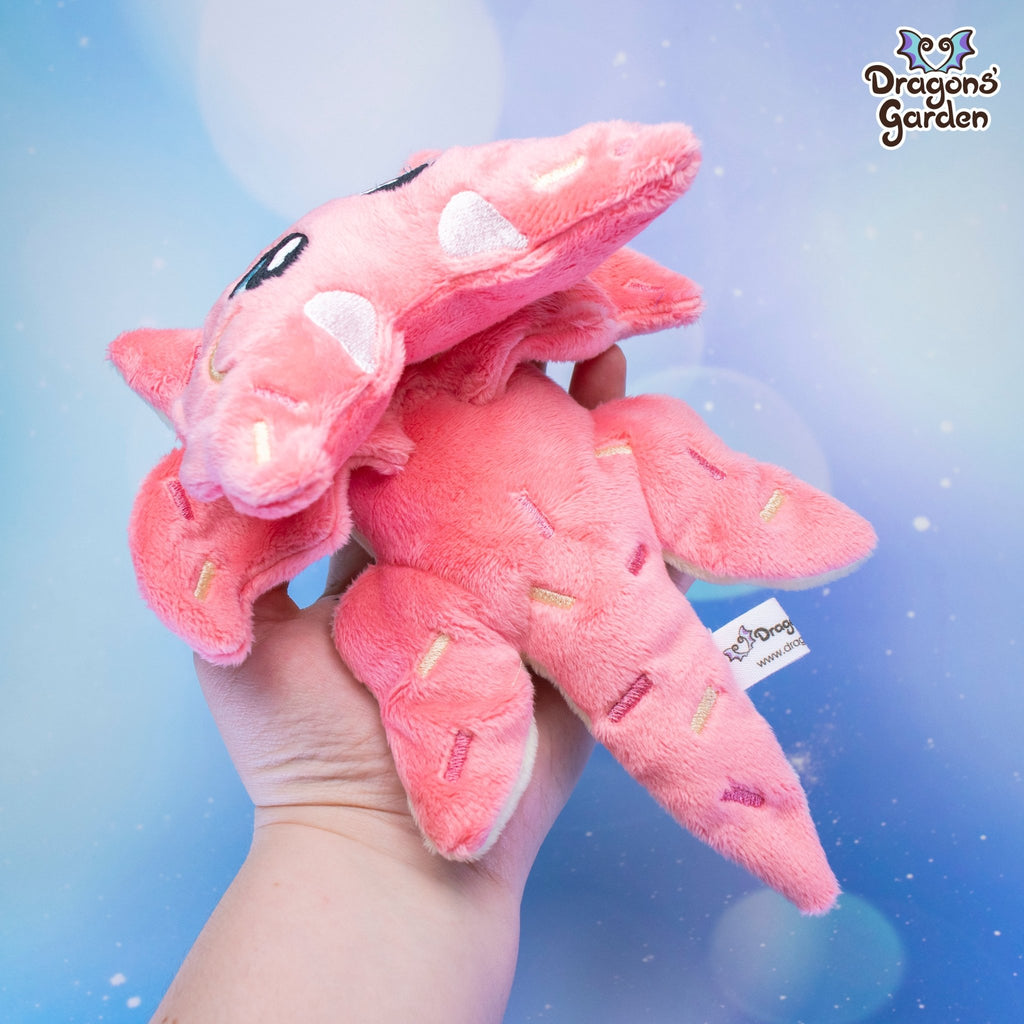 Limited Edition | Pink Jumbo Sprinkle Dragon Plushie - Dragons' Garden - Plushie Dragons
