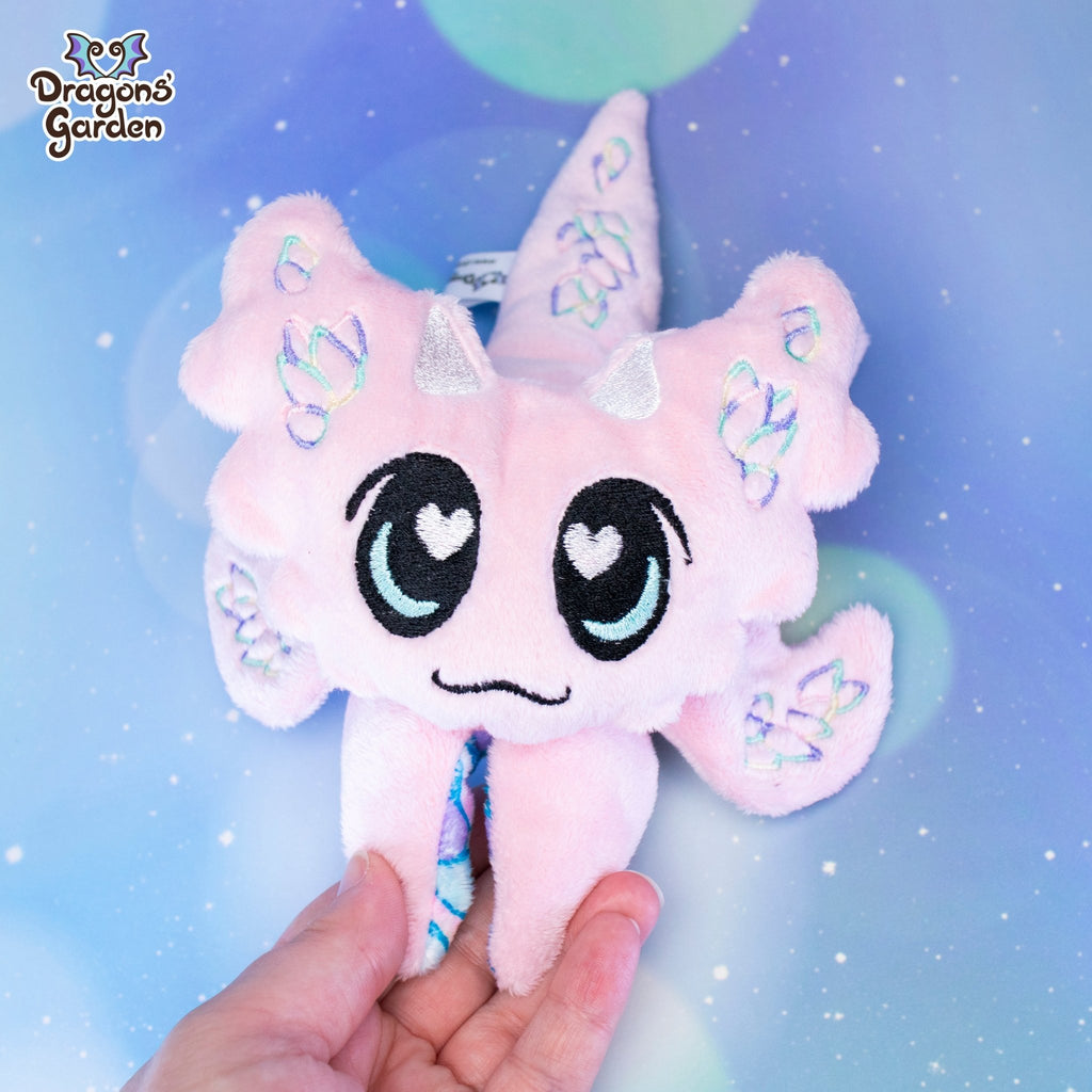 Limited Edition | Pink Mosaic Jumbo Dragon Plushie - Dragons' Garden - Plushie Dragons