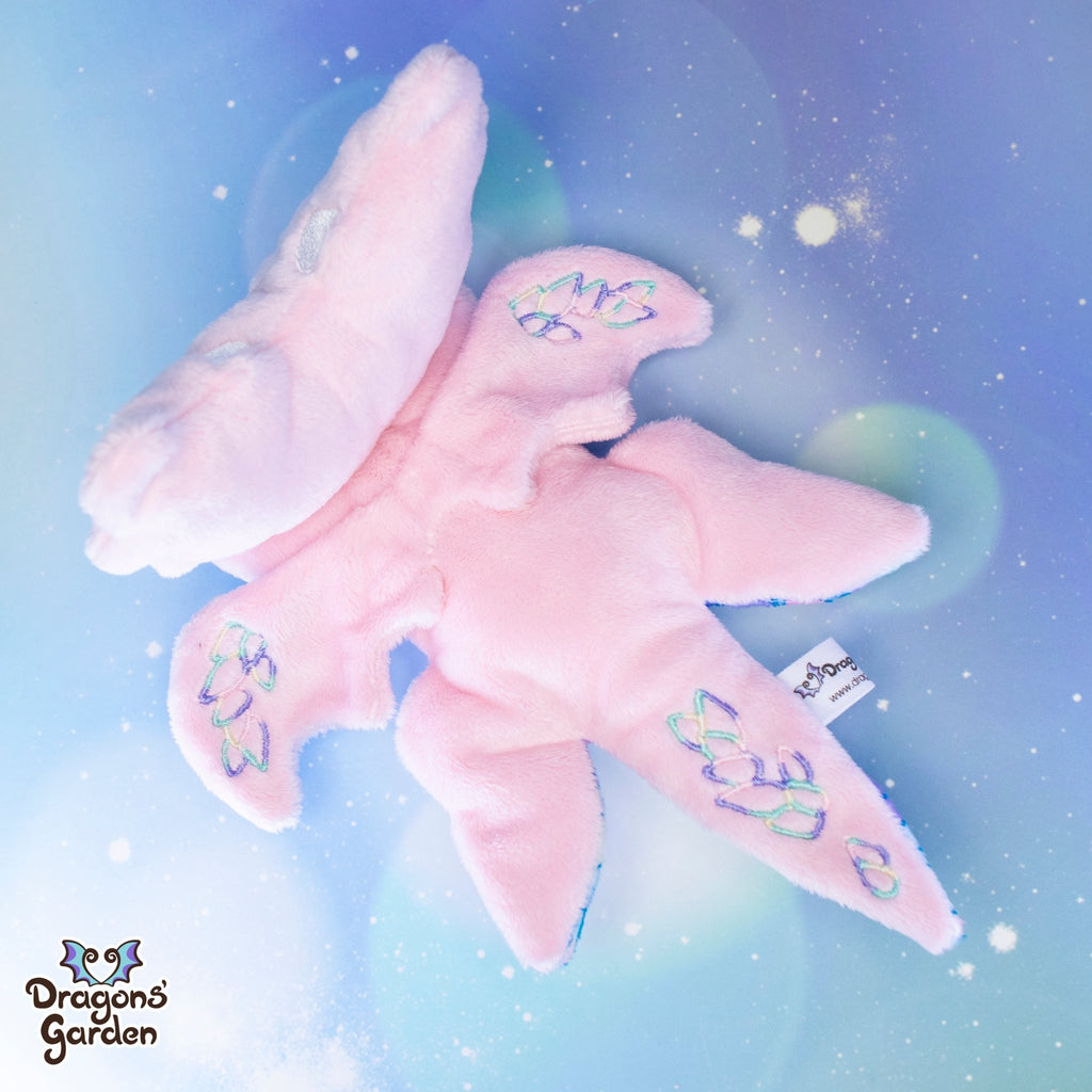 Limited Edition | Pink Mosaic Jumbo Dragon Plushie - Dragons' Garden - Plushie Dragons