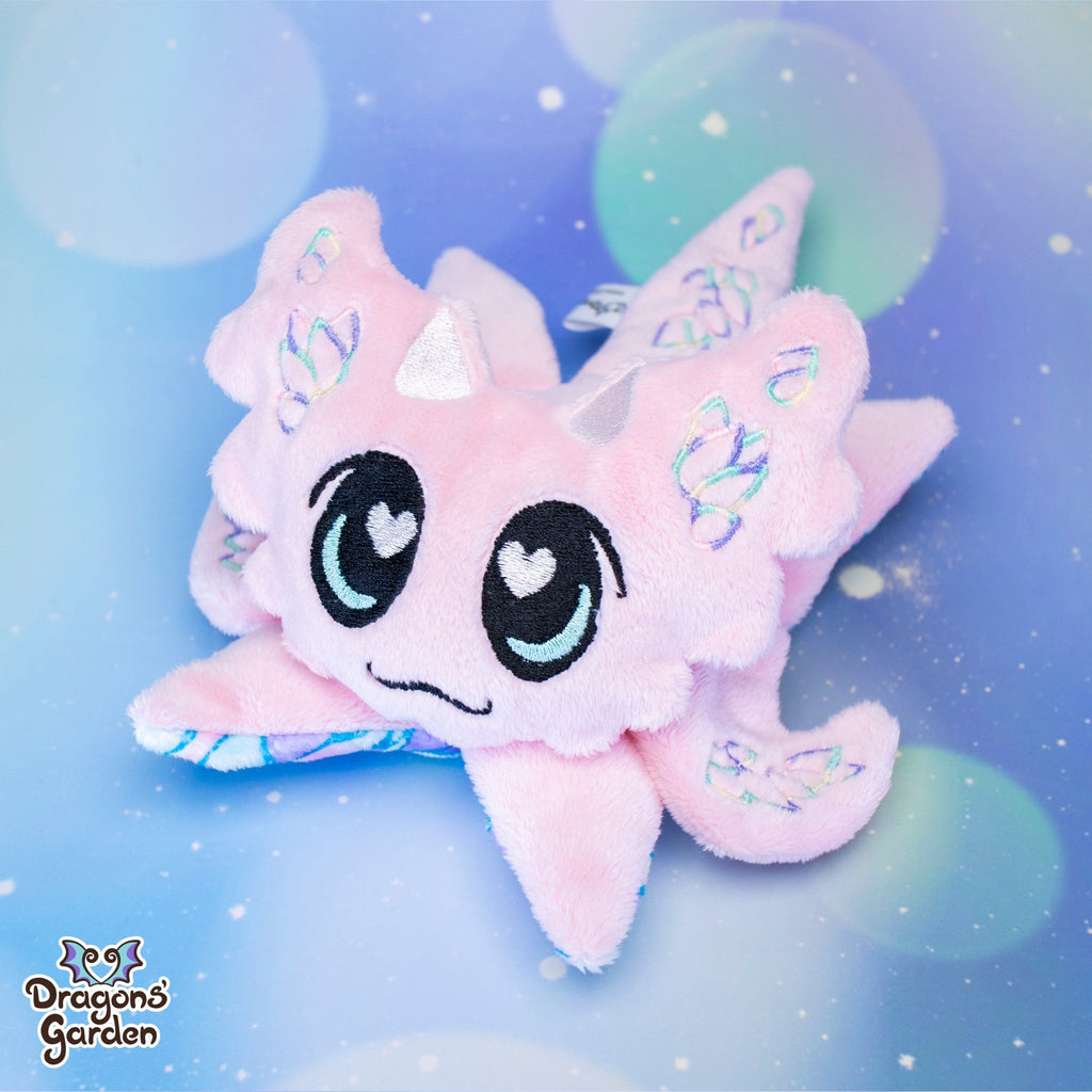 Limited Edition | Pink Mosaic Jumbo Dragon Plushie - Dragons' Garden - Plushie Dragons