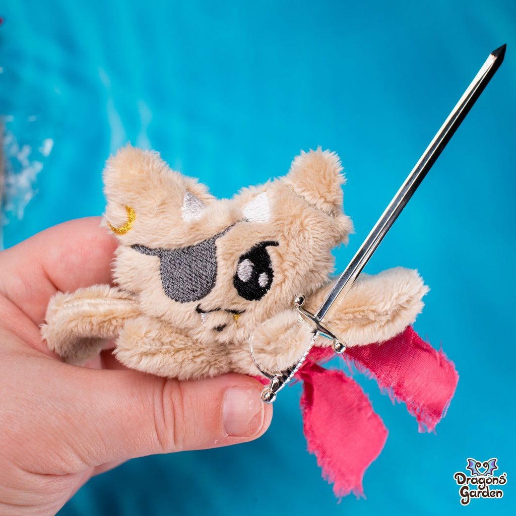 Limited Edition | Pirate Micro Dragon Plushies - Dragons' Garden - Sand - Plushie