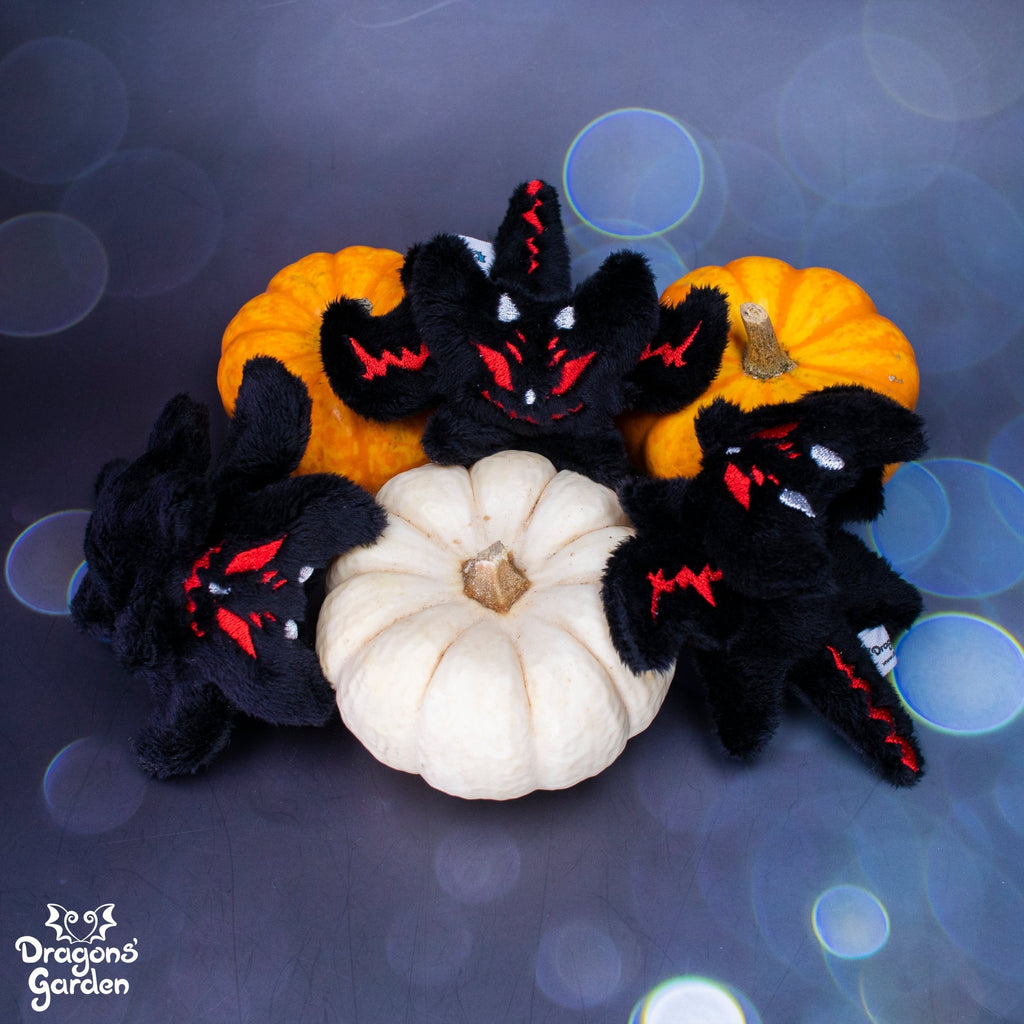 Limited Edition | Red Demon Halloween Micro Dragon Plushie - Dragons' Garden - Plushie
