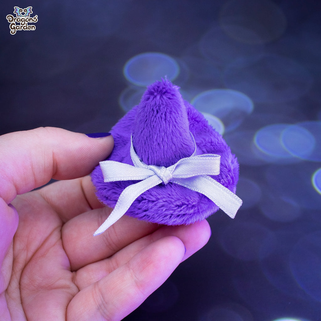 Limited Edition | Witch Hat Accessory (for Micro Dragon Plushies) - Dragons' Garden - Purple - Plushie