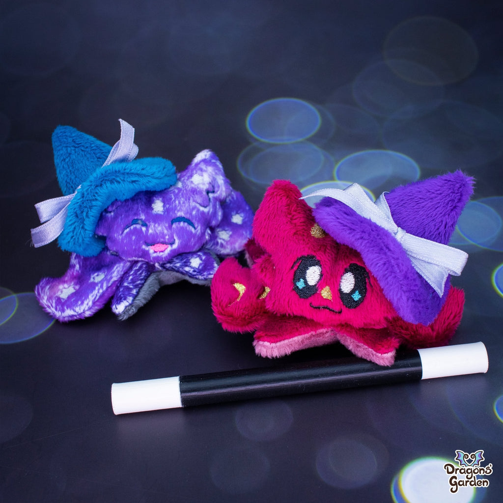 Limited Edition | Witch Hat Accessory (for Micro Dragon Plushies) - Dragons' Garden - Purple - Plushie