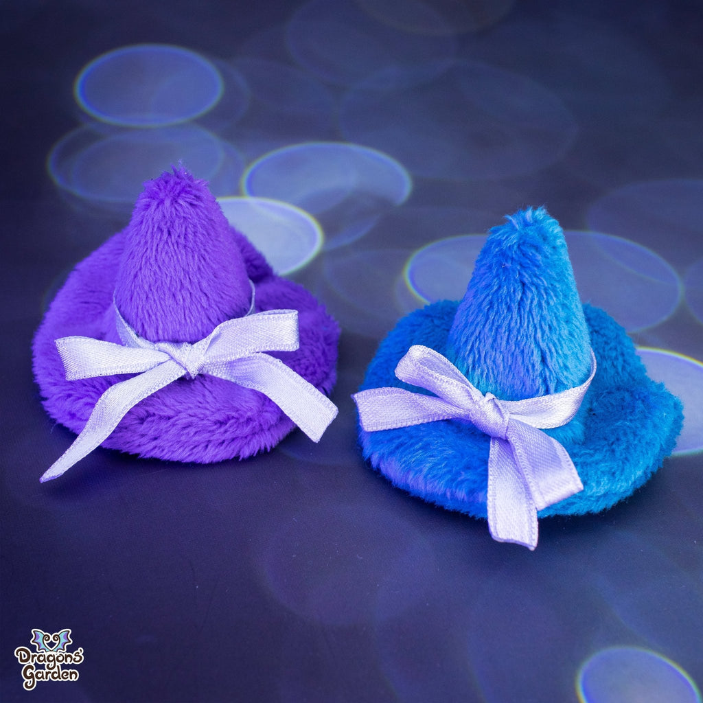 Limited Edition | Witch Hat Accessory (for Micro Dragon Plushies) - Dragons' Garden - Blue - Plushie