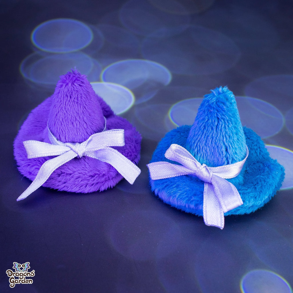 Limited Edition | Witch Hat Accessory (for Micro Dragon Plushies) - Dragons' Garden - Blue - Plushie