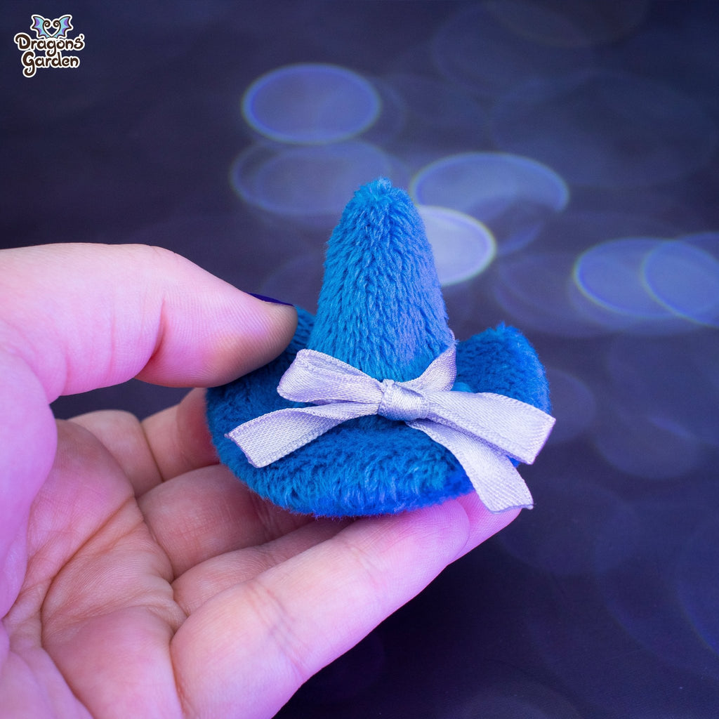 Limited Edition | Witch Hat Accessory (for Micro Dragon Plushies) - Dragons' Garden - Blue - Plushie
