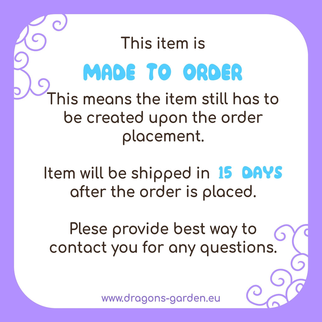 MADE TO ORDER | Appa Plushie Blob - Dragons' Garden - Plushie Made to Order