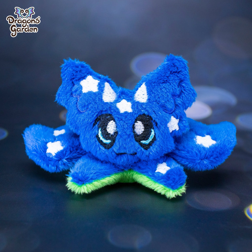 MAGNETIC Blue Constellation Micro Dragon Plushie (Glow in the Dark) - Dragons' Garden - Dragons