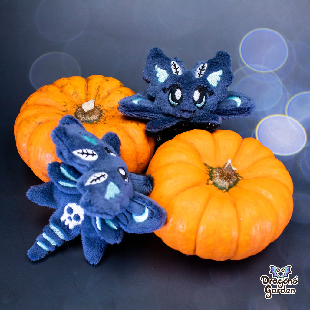 MAGNETIC Blue Moth Micro Dragon Plushie - Dragons' Garden - Plushie *Limited Edition