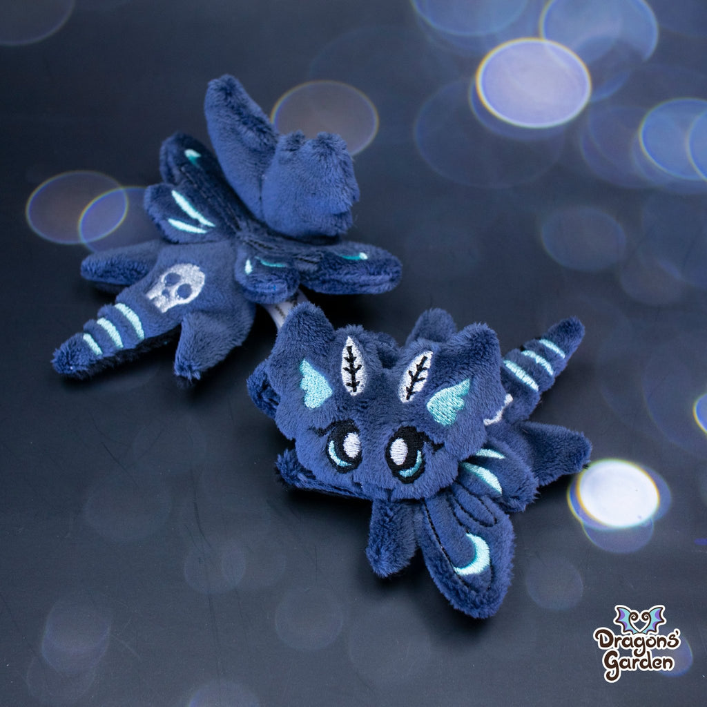 MAGNETIC Blue Moth Micro Dragon Plushie - Dragons' Garden - Plushie *Limited Edition