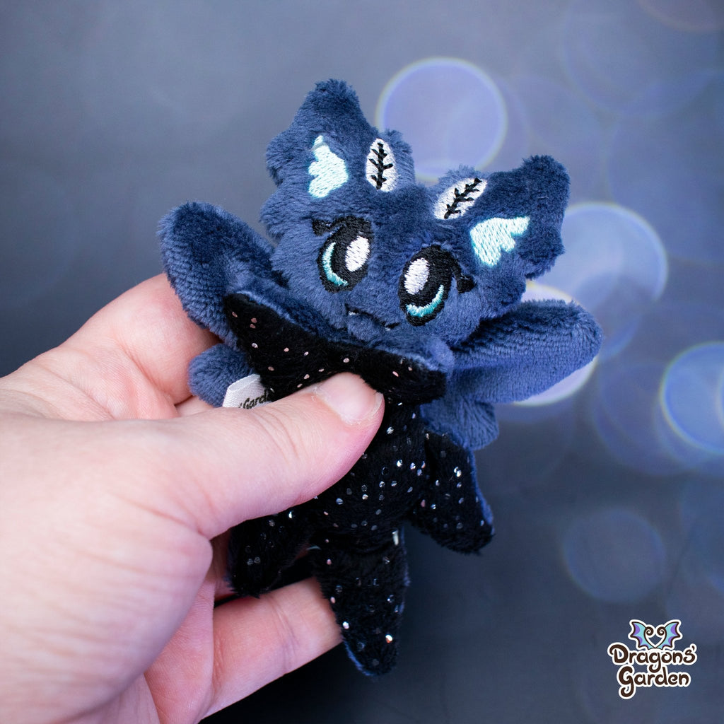 MAGNETIC Blue Moth Micro Dragon Plushie - Dragons' Garden - Plushie *Limited Edition