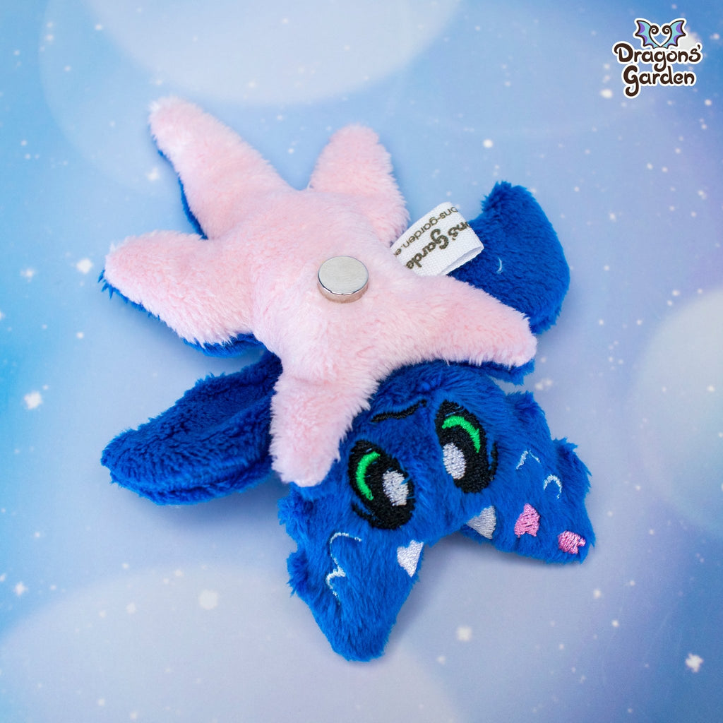 MAGNETIC Blue Sakura Micro Dragon Plushie - Dragons' Garden - Plushie *Limited Edition