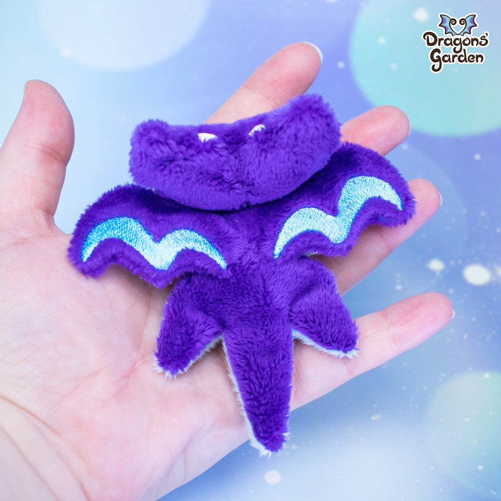 MAGNETIC Micro Dragon Plushie - Dragons' Garden - (Male) Blue / Multicolor Green - Dragons