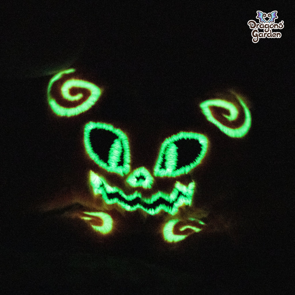 MAGNETIC Pumpkin Halloween Micro Dragon Plushie (Glow in the Dark) - Dragons' Garden - Plushie *Limited Edition
