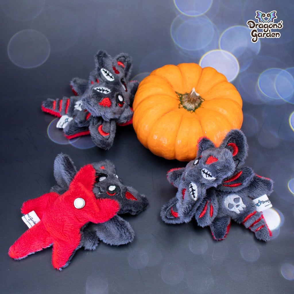 MAGNETIC Red Moth Micro Dragon Plushie - Dragons' Garden - Plushie *Limited Edition