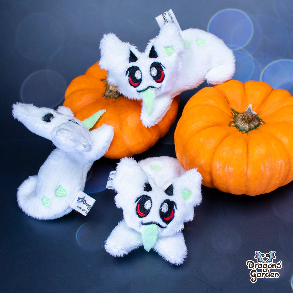 MAGNETIC Spooky Ghost Micro Dragon Plushie - Dragons' Garden - Plushie *Limited Edition