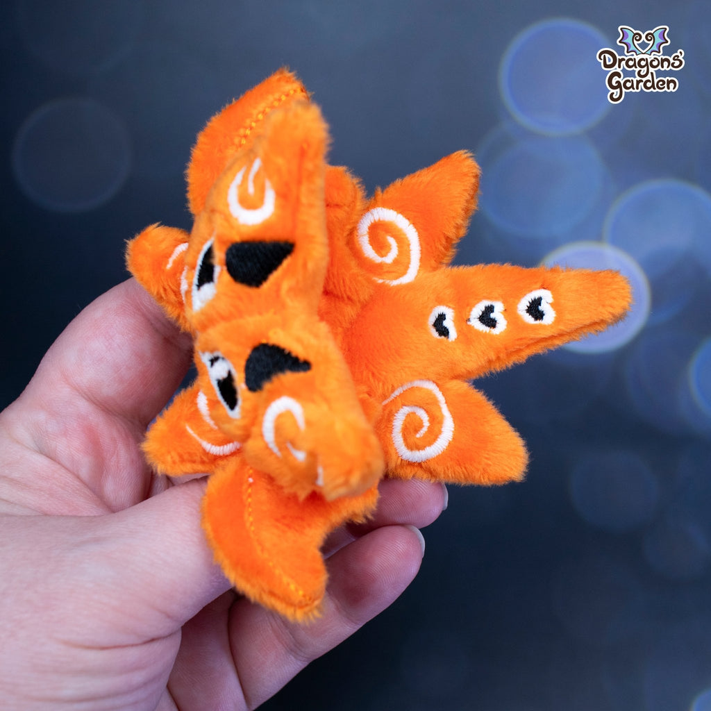MINOR FAULTS Pumpkin Halloween Micro Dragon Plushie (Glow in the Dark) - Dragons' Garden - Plushie Dragons