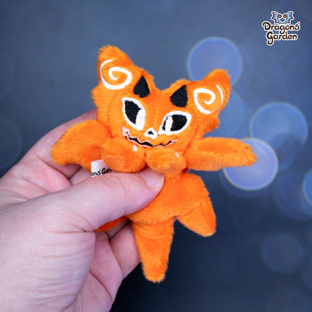 MINOR FAULTS Pumpkin Halloween Micro Dragon Plushie (Glow in the Dark) - Dragons' Garden - Plushie Dragons