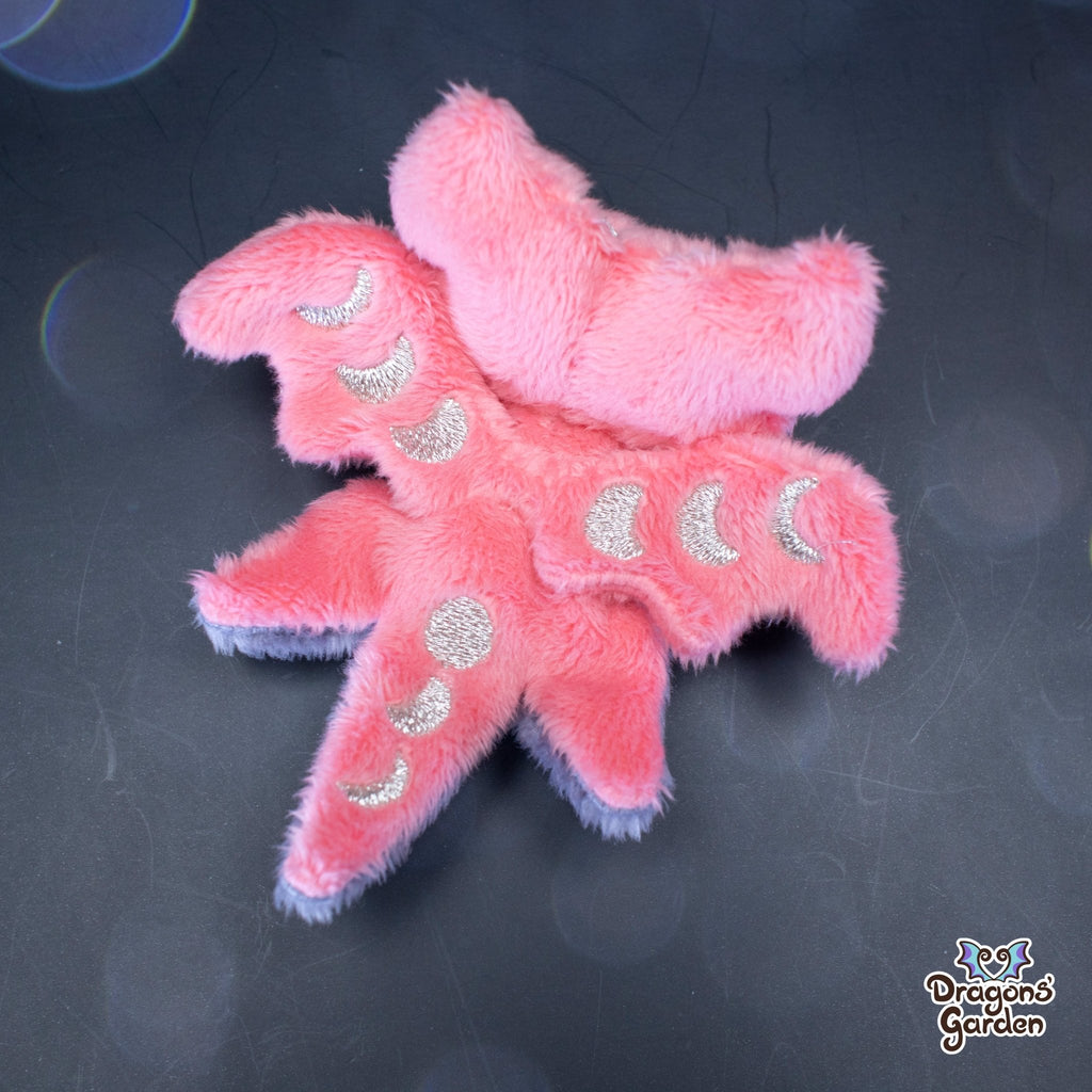 Moon Phase Micro Dragon Plushies - Dragons' Garden - Pink/Silver - *Limited Edition