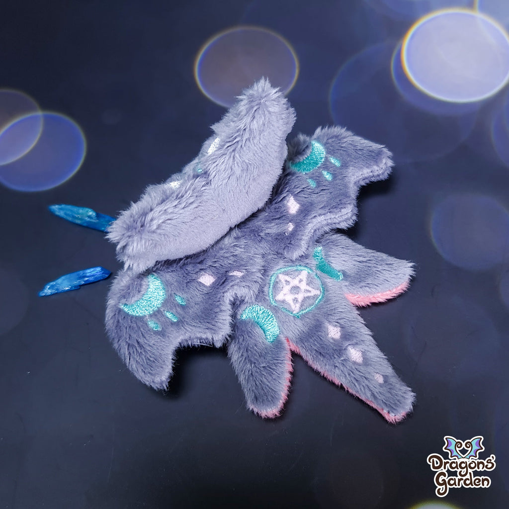 Moon Wiccan Micro Dragon Plushie (Glow in the Dark) - Dragons' Garden - Plushie *Limited Edition