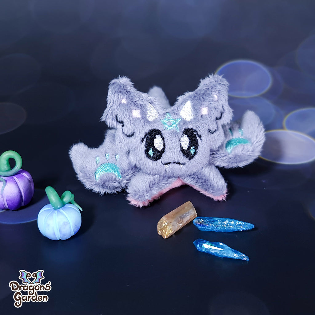 Moon Wiccan Micro Dragon Plushie (Glow in the Dark) - Dragons' Garden - Plushie *Limited Edition