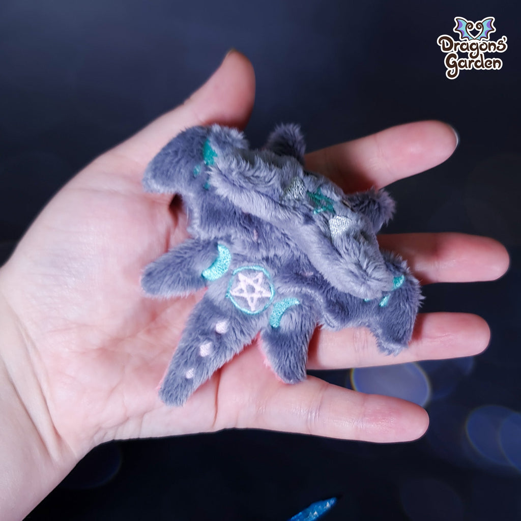 Moon Wiccan Micro Dragon Plushie (Glow in the Dark) - Dragons' Garden - Plushie *Limited Edition