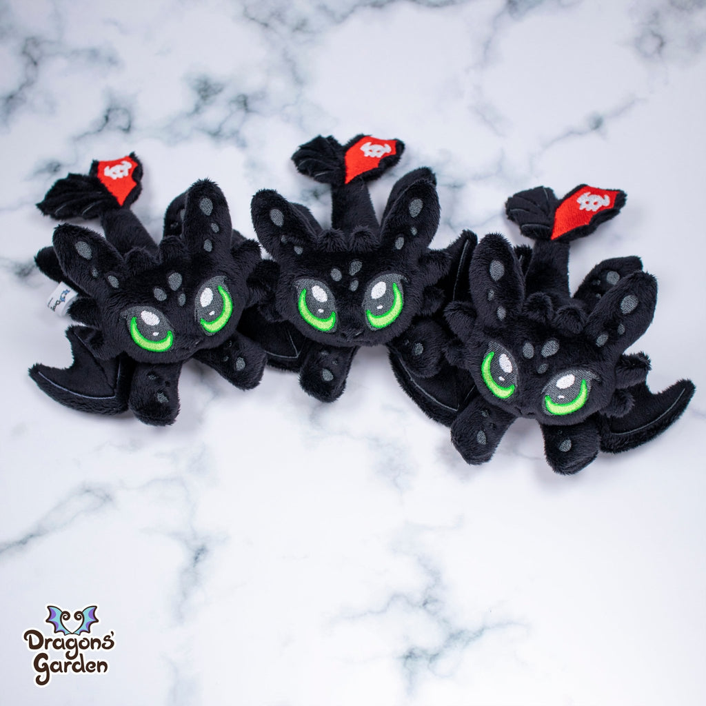 Night Fury Toothless Dragon Plushies - Dragons' Garden - Plushie