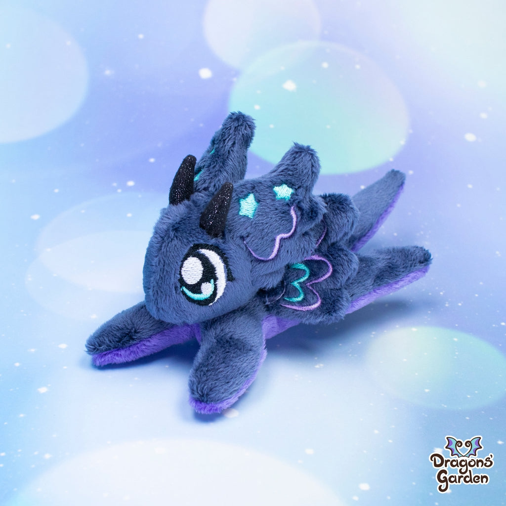 Pink & Purple | Tiny Magnetic Dragon Plushies - Dragons' Garden - Purple Belly - Plushie