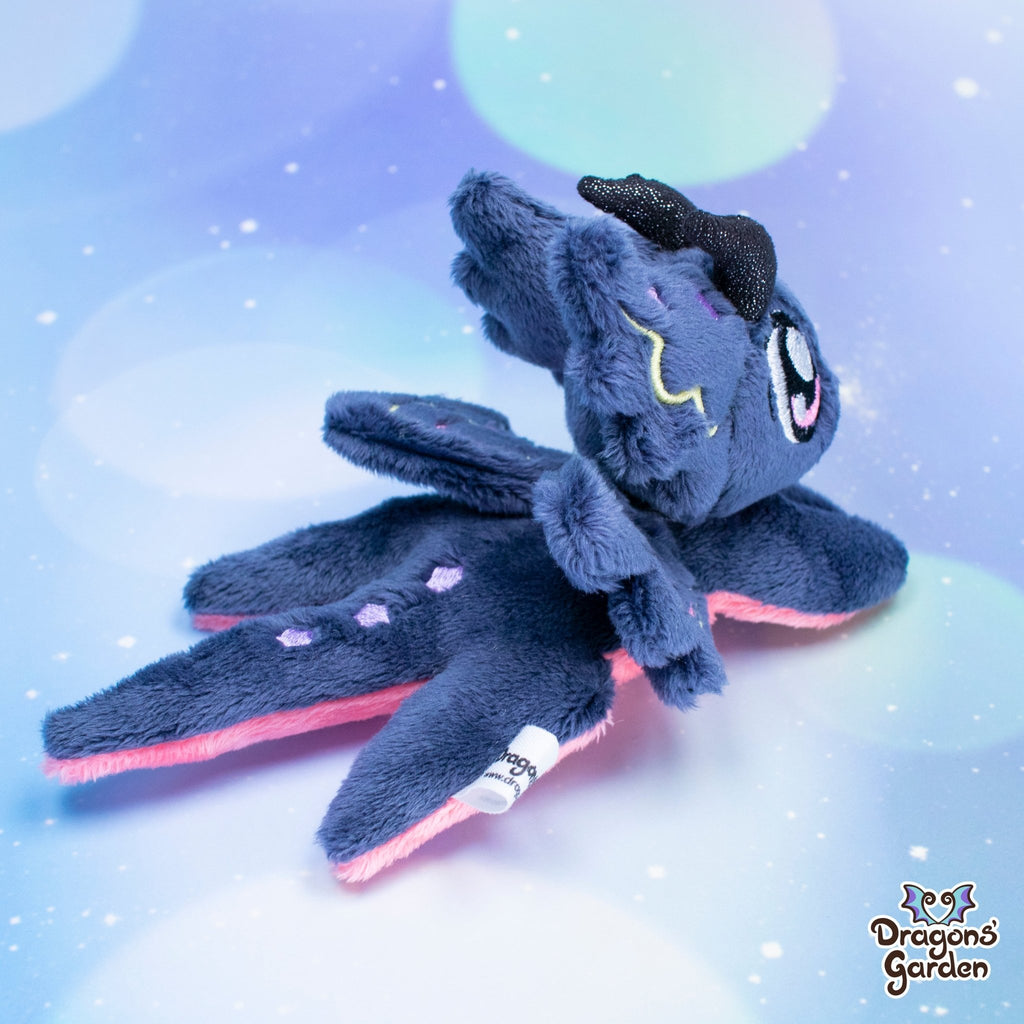 Pink & Purple | Tiny Magnetic Dragon Plushies - Dragons' Garden - Purple Belly - Plushie