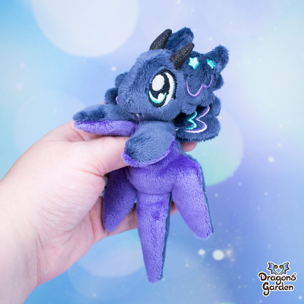 Pink & Purple | Tiny Magnetic Dragon Plushies - Dragons' Garden - Purple Belly - Plushie